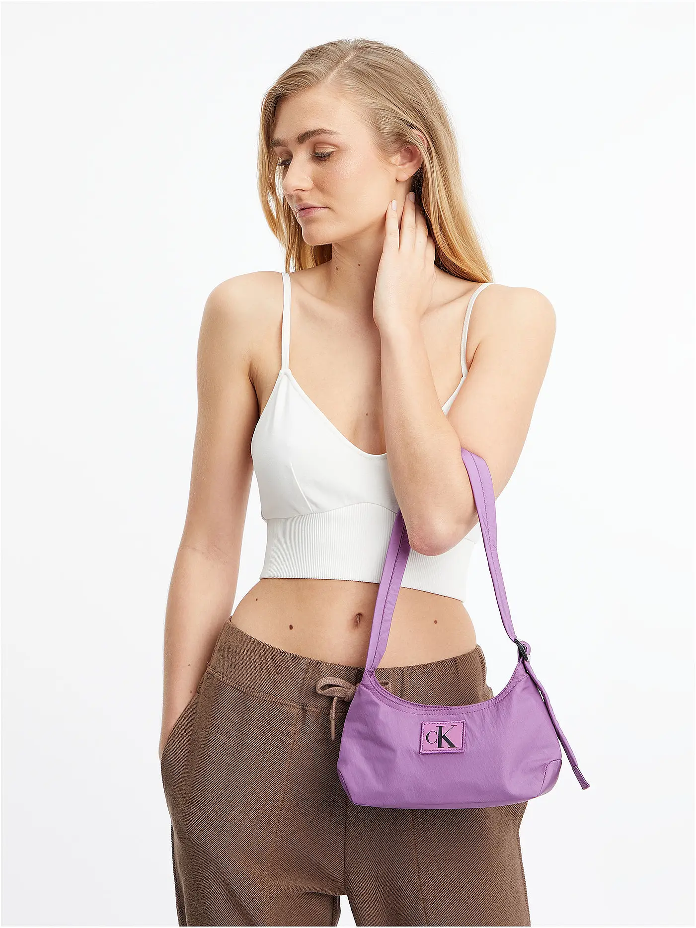 CALVIN KLEIN JEANS | Tasche - Umhängetasche | lila